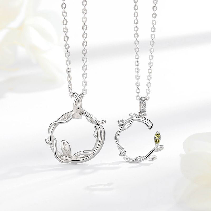 Tangled In Love Forever Couple Necklace