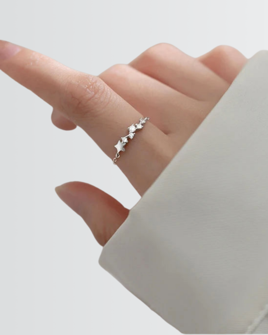 Shining Star Chain Ring