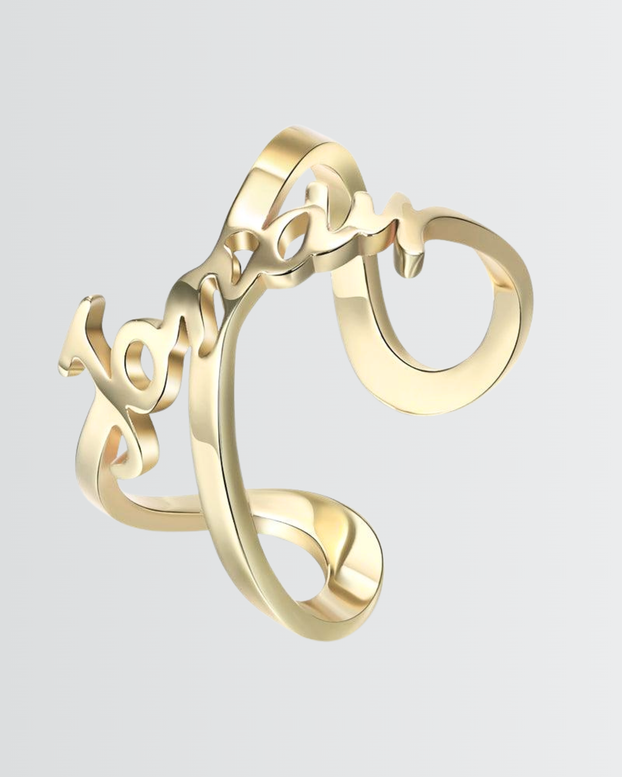 Personnalisez votre bague Infinity avec votre nom