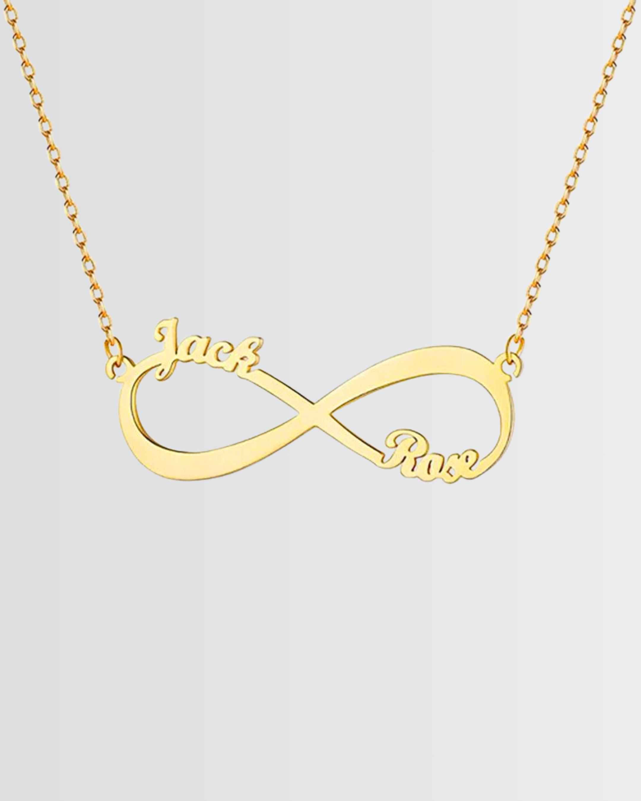 Personnalisez votre collier Infinity avec vos noms