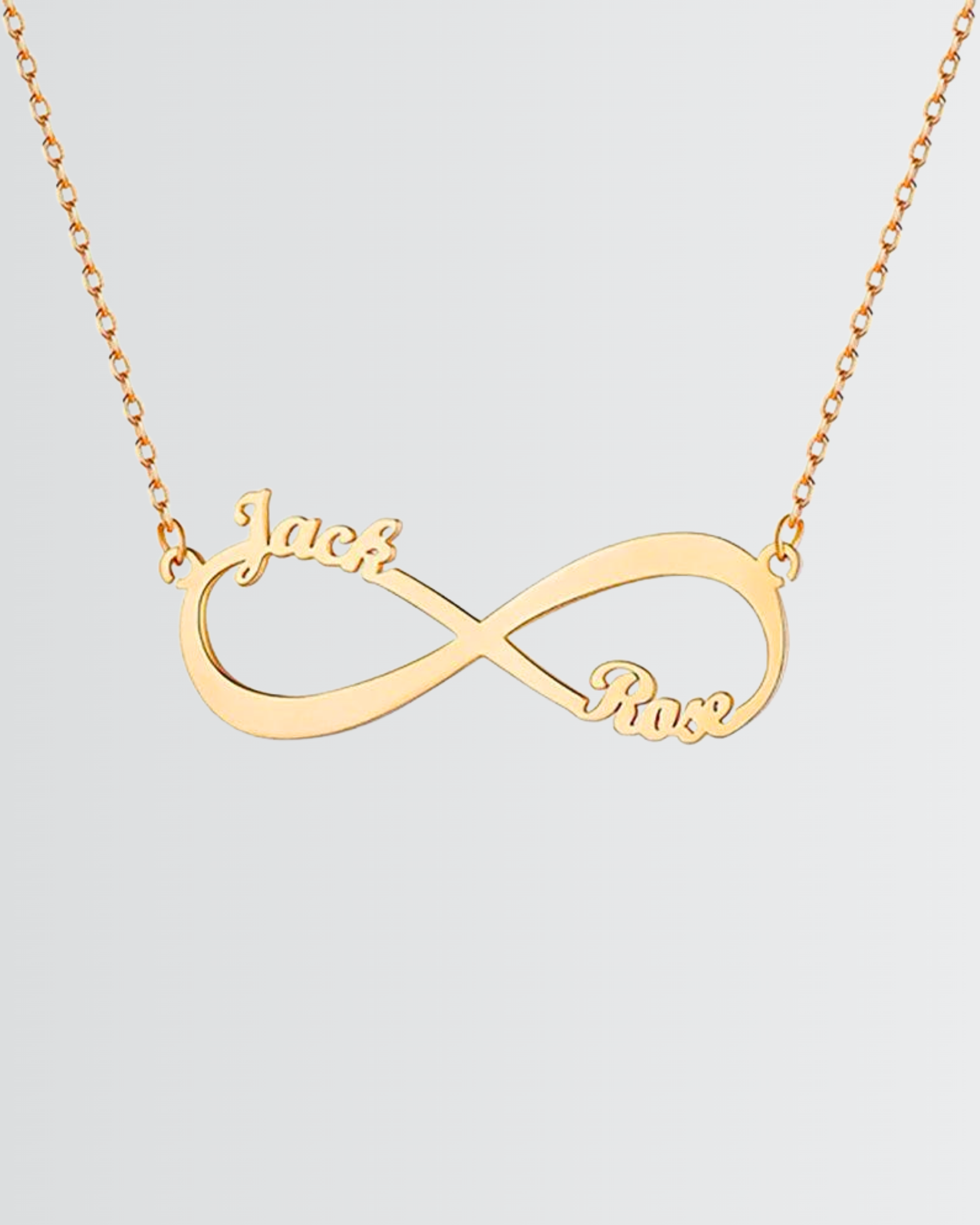 Personnalisez votre collier Infinity avec vos noms