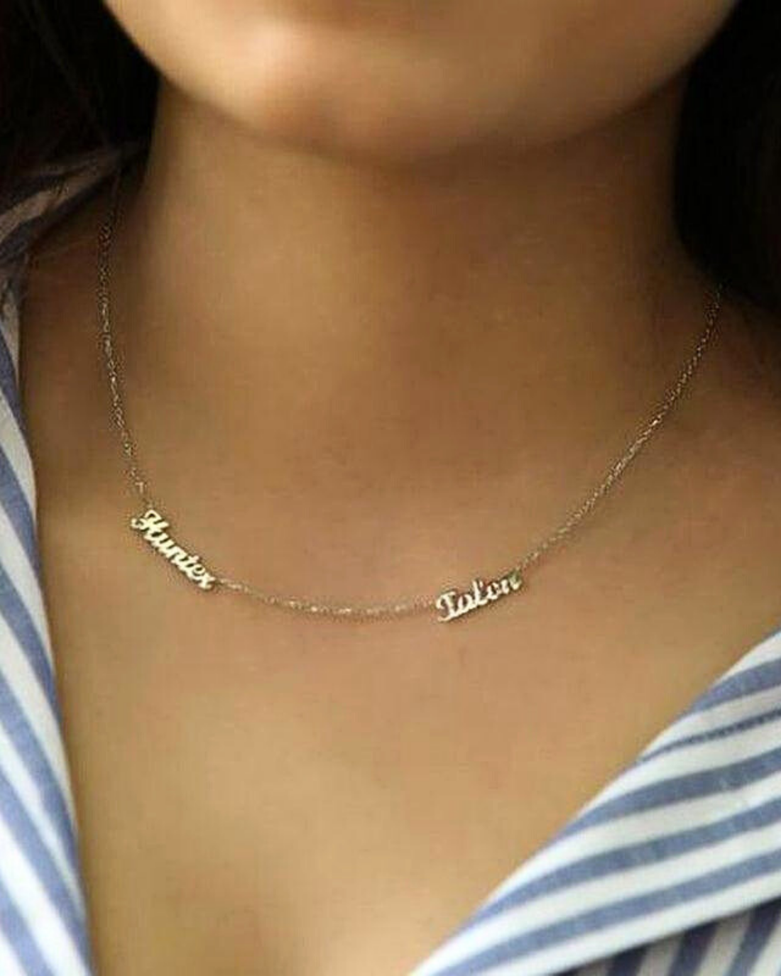 Personalize Three Names Necklace