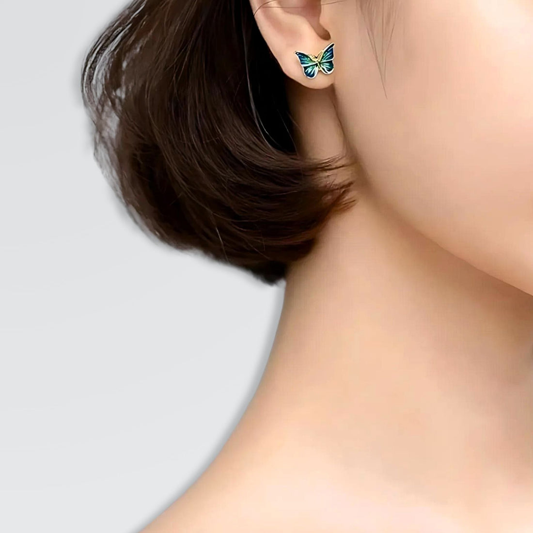 Los pendientes de mariposa de la esperanza