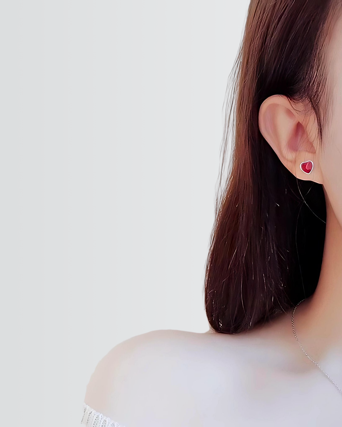 Pendientes de corazón minimalistas