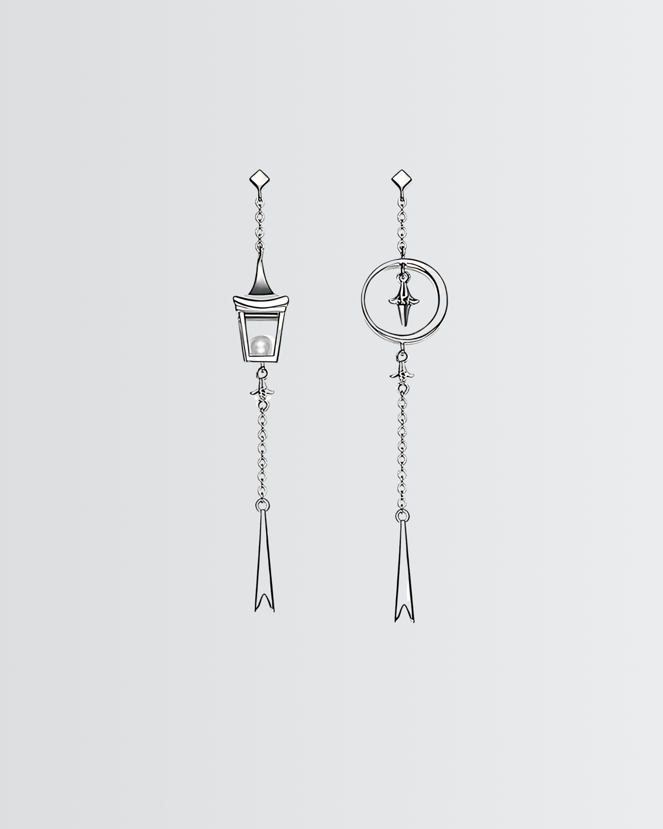 Pendientes colgantes de las noches de Londres