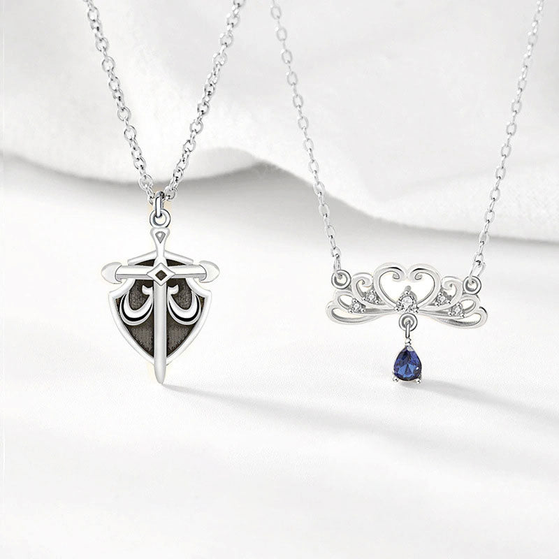 Stronger Side By Side Couple Necklace