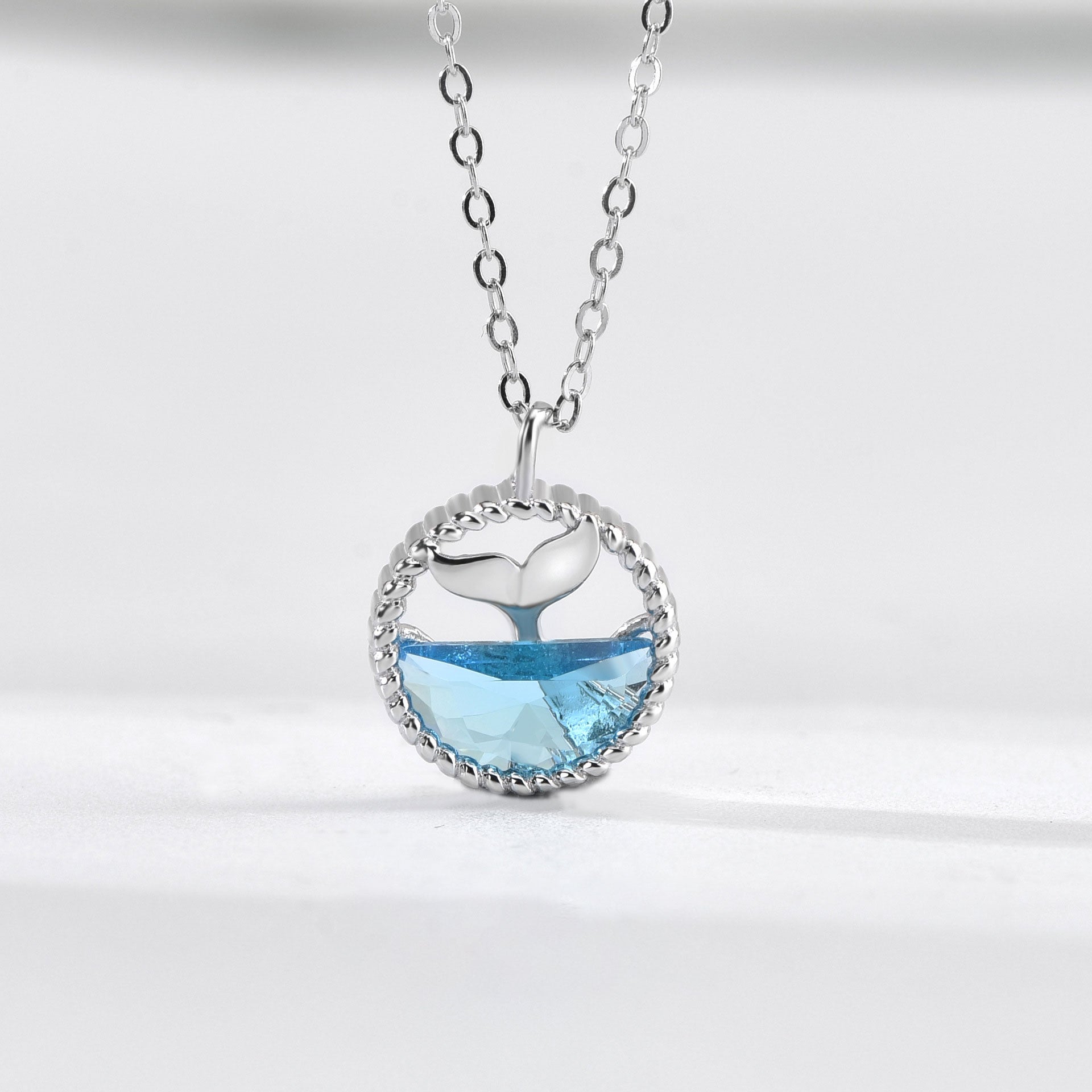 Into the Blue Splash Necklace