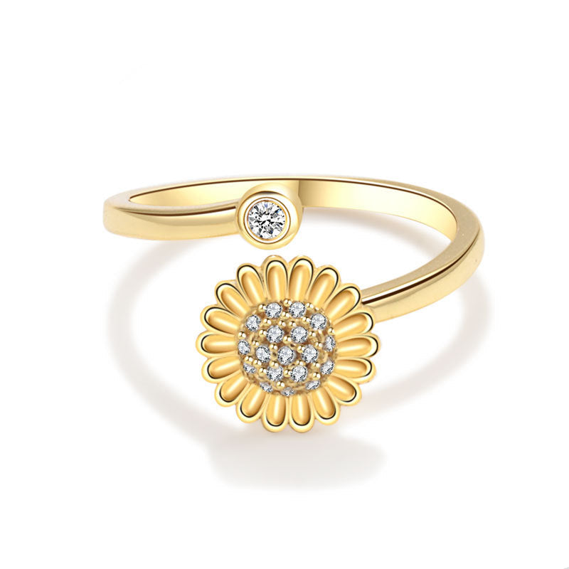 Blooming Daisy Spinner Ring