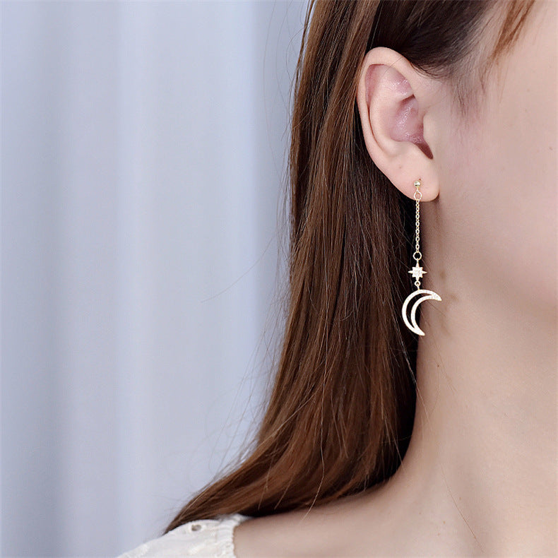 Cosmic Curve Elegant Earrings