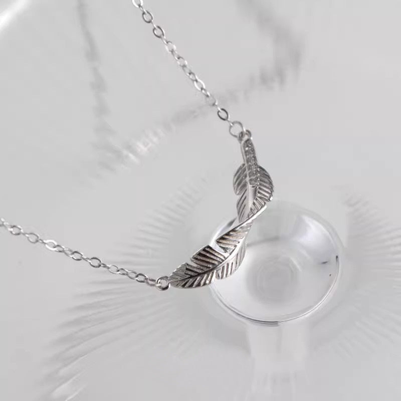 Fallen for You Feather Necklace
