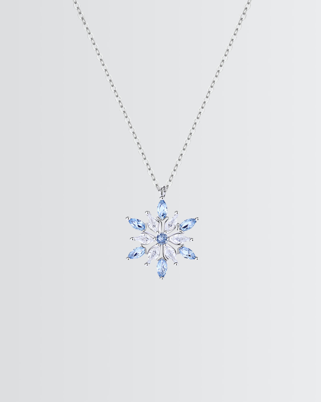 Frozen in Time Snowflake Necklace