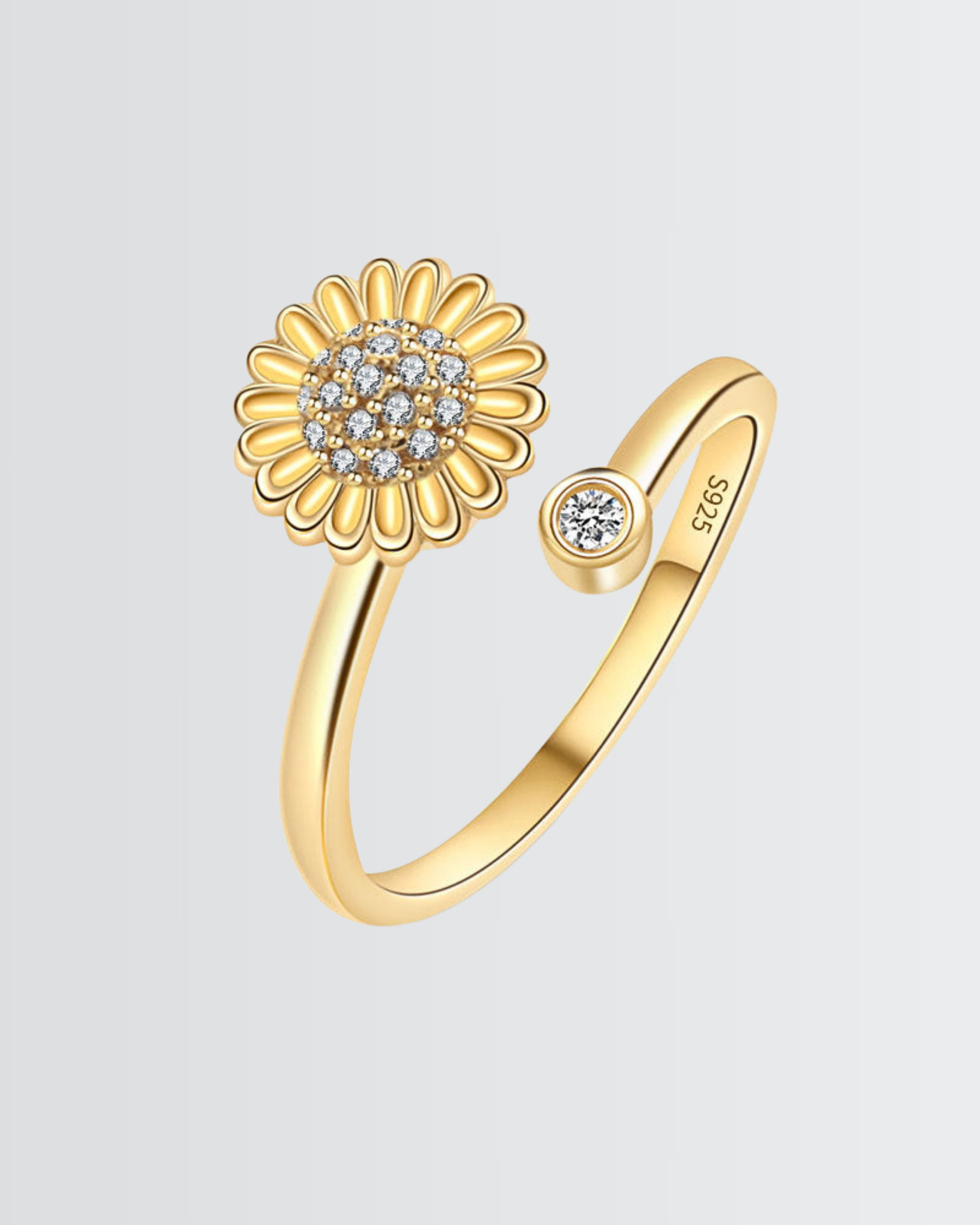 Blooming Daisy Spinner Ring