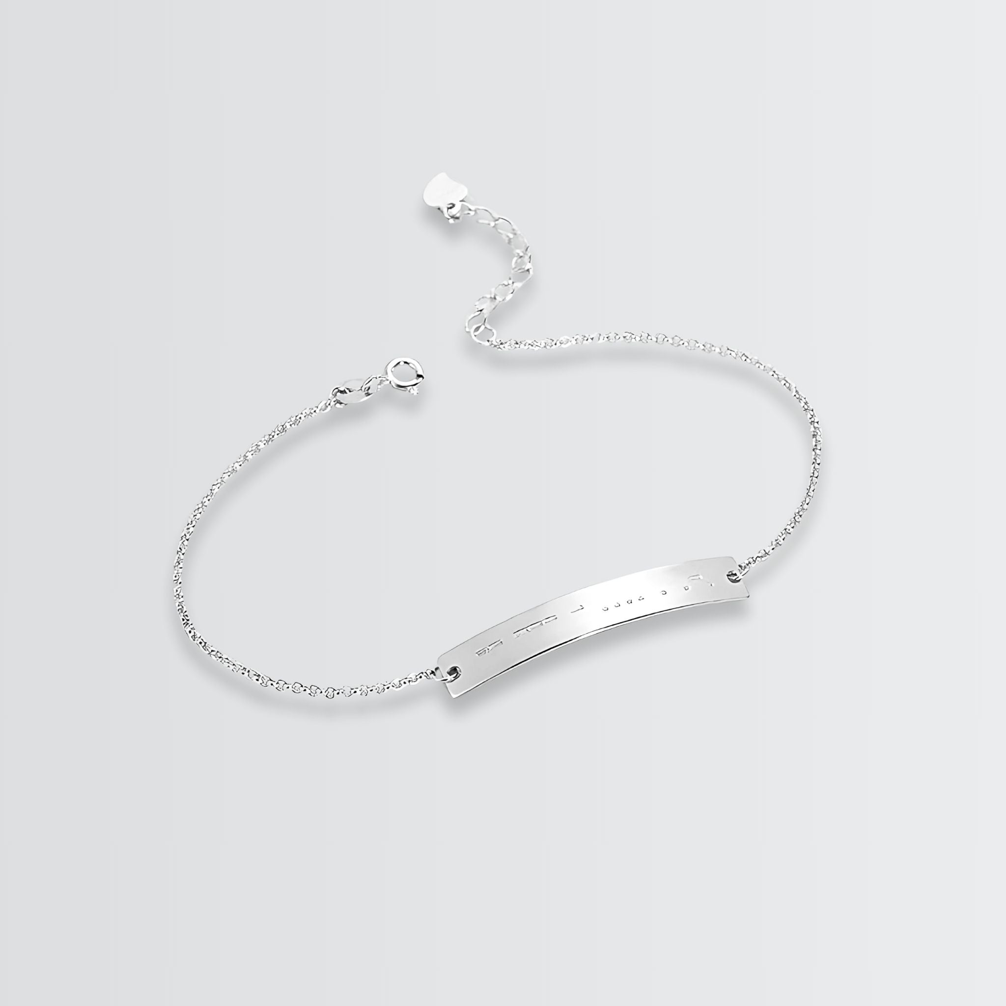 Personnalisez votre bracelet à barre en code Morse