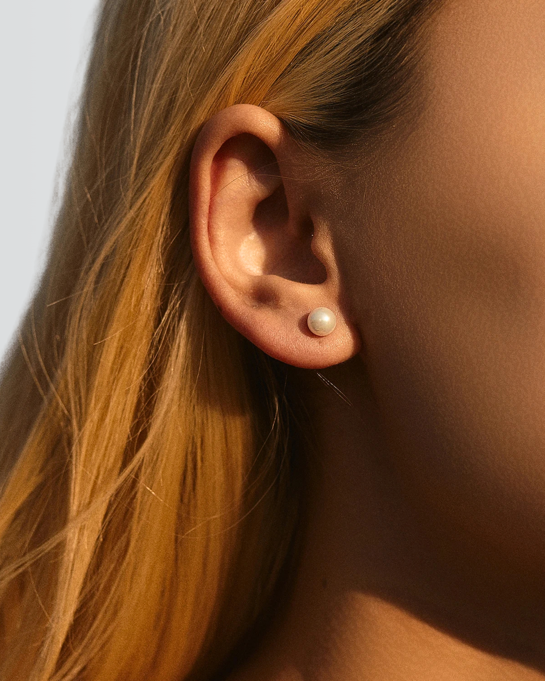 Gleaming Pearl Studs