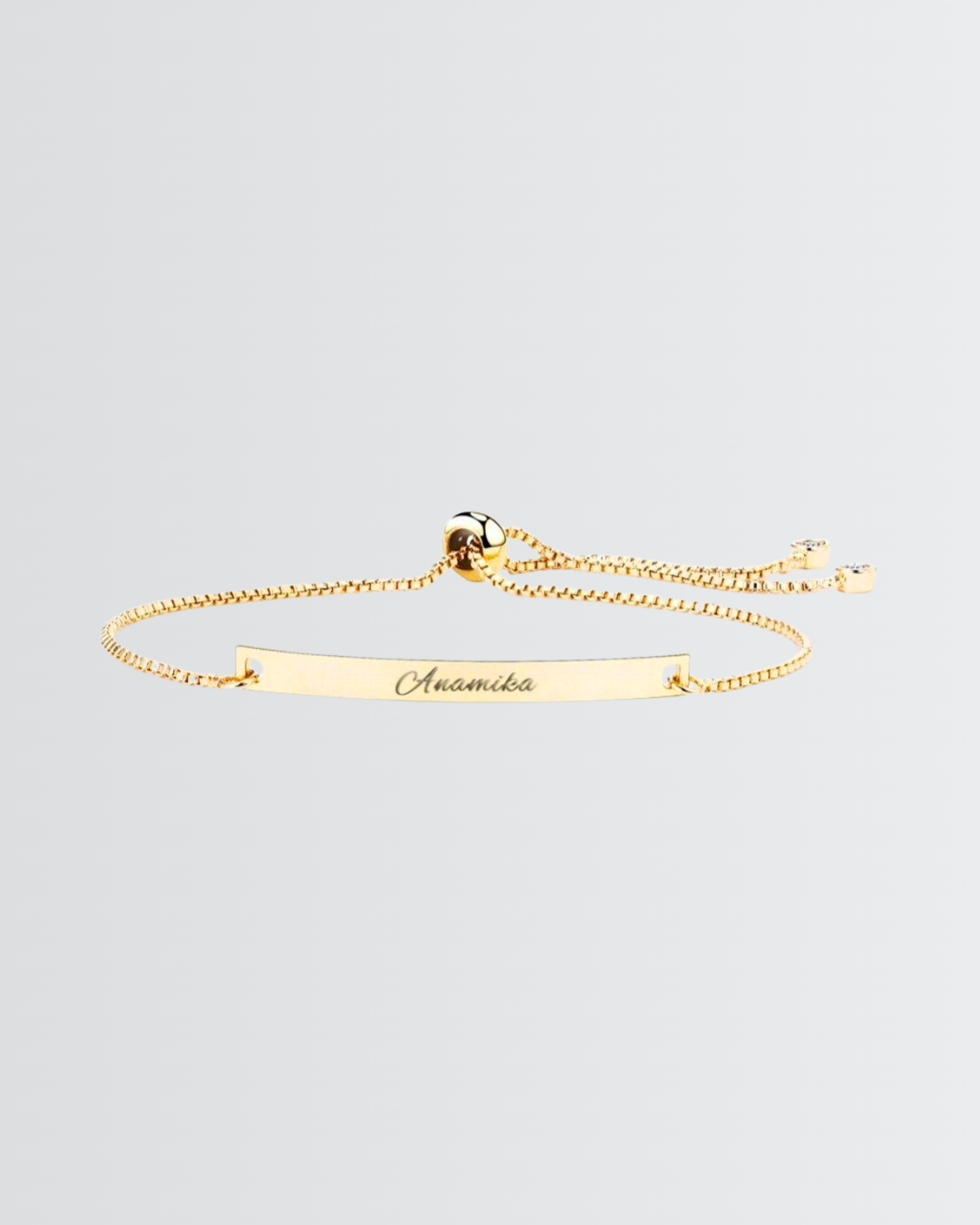Personnalisez votre bracelet avec barre de nom