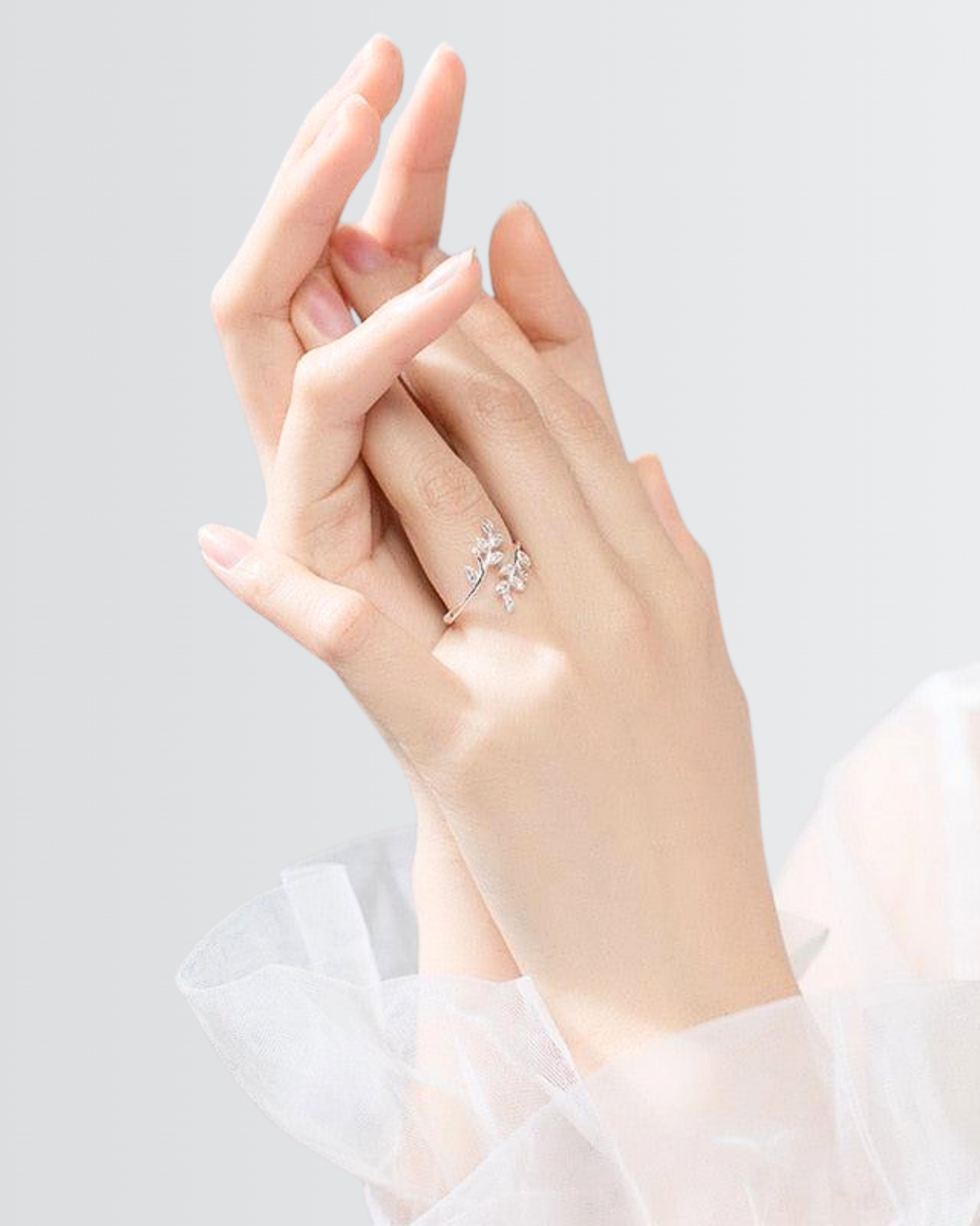 Bague Une affaire avec des feuilles