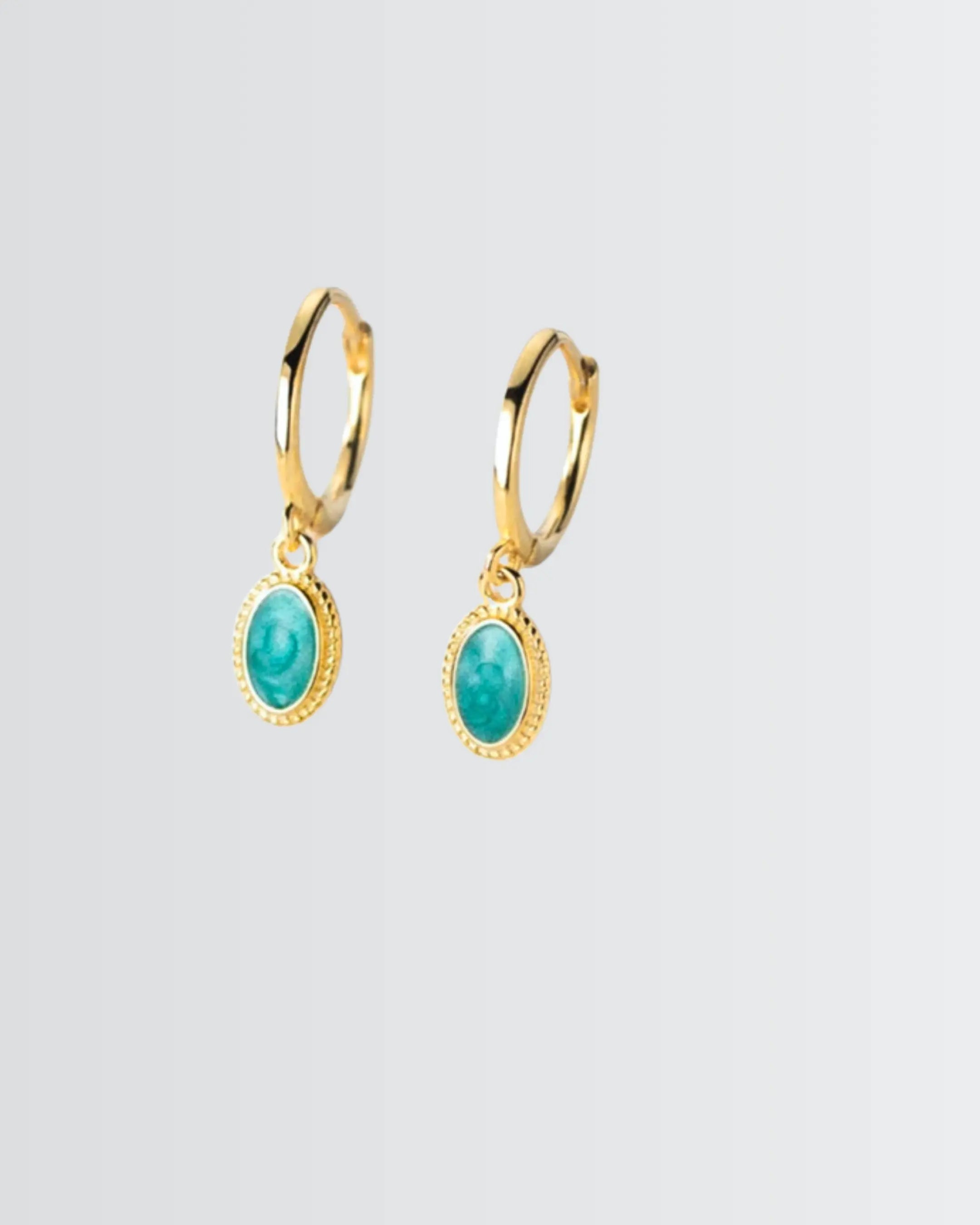 Boho Breeze Hoop Earrings - Silver Earrings by BLINGLANE