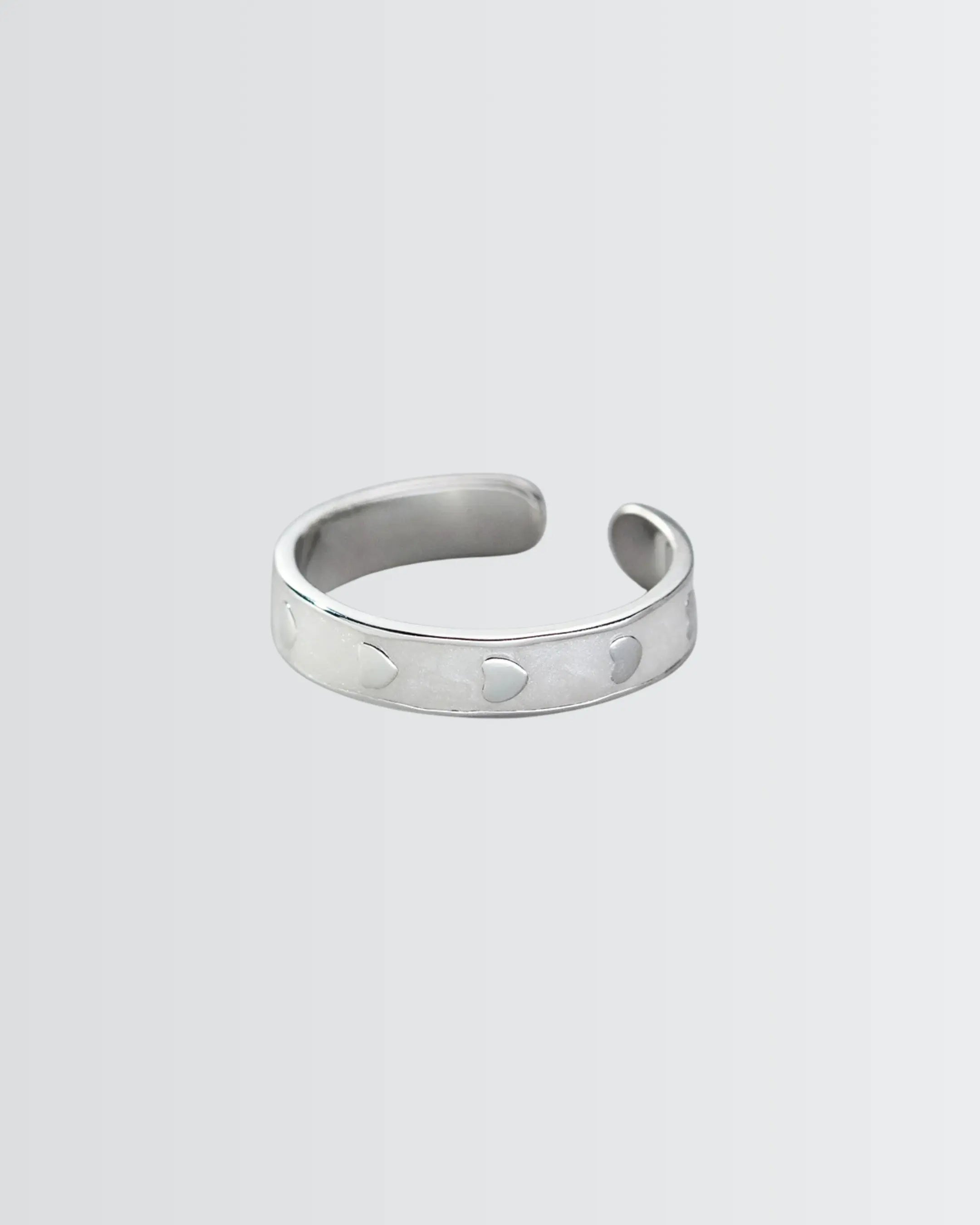 Boldly Yours Heart Ring - Silver Ring by BLINGLANE