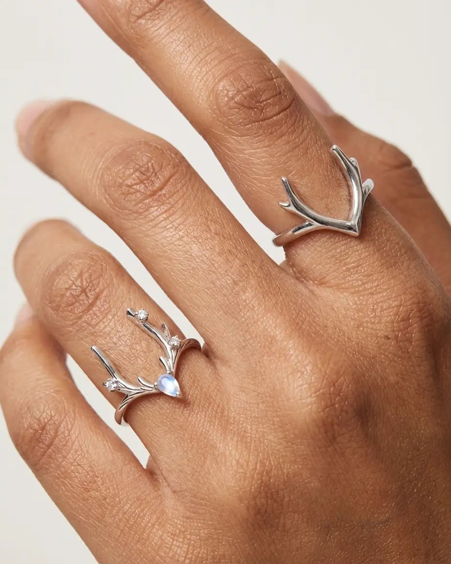 Crowned By Nature Forever Love Bands - Silver Rings by BLINGLANE