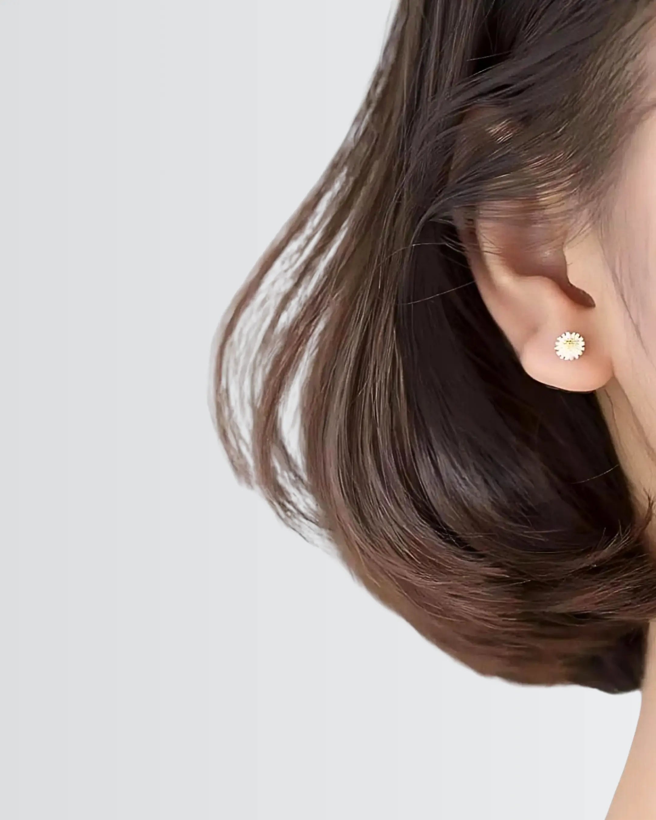 Dahlia Elite Studs - Silver Earrings by BLINGLANE