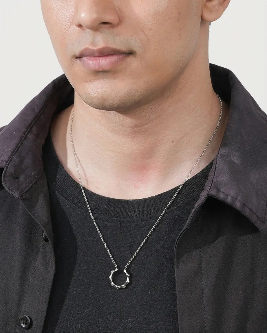 Drift Into Forever Couple Necklace - Silver Necklace by BLINGLANE