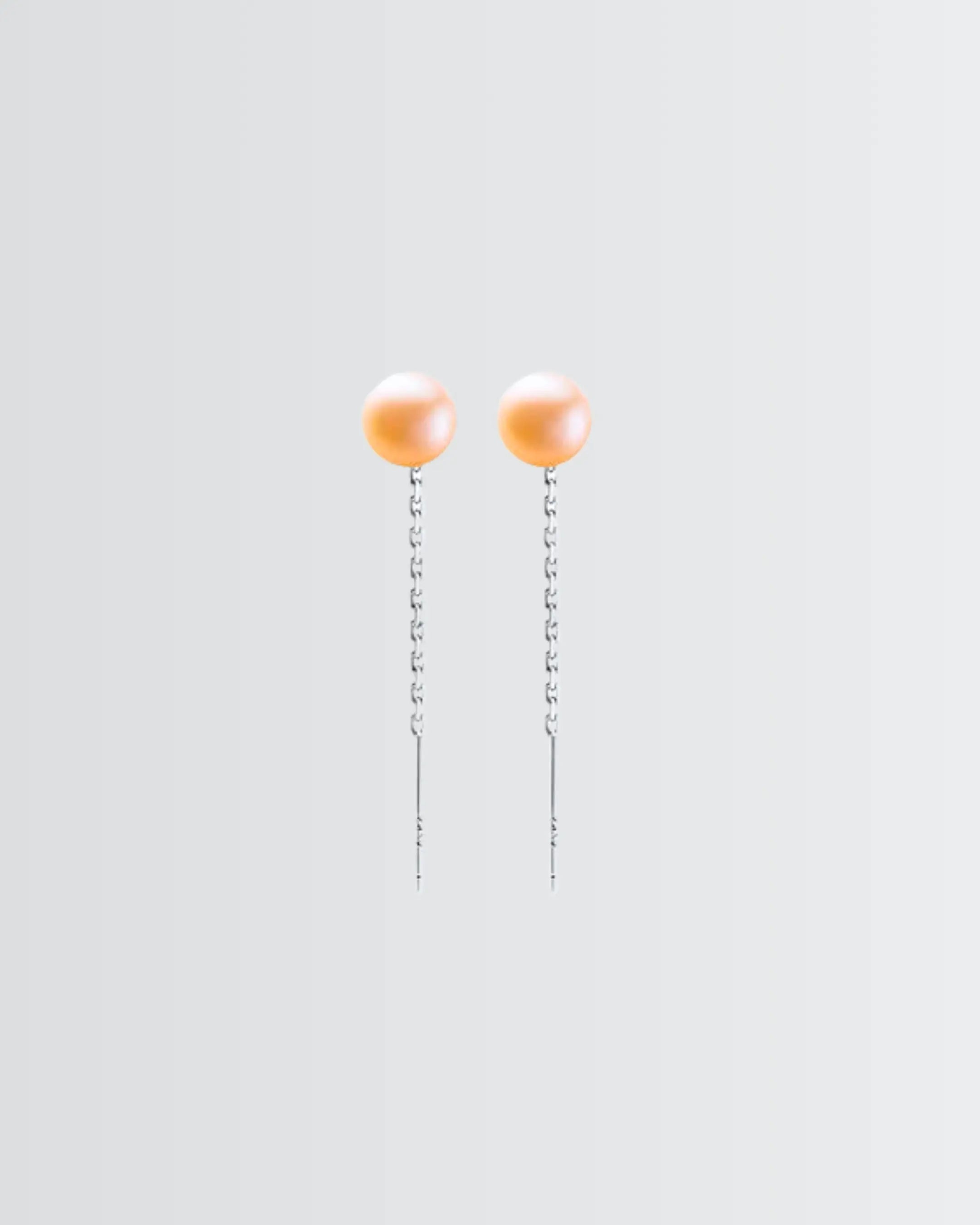 Elegance in Every Pearl Drop Earrings - Silver Earrings by BLINGLANE