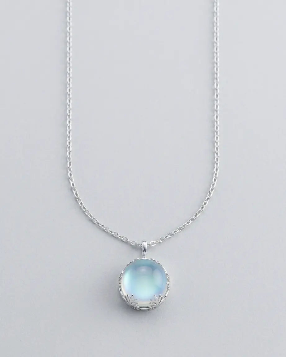 Elite Aurora Necklace - Silver Necklace by BLINGLANE