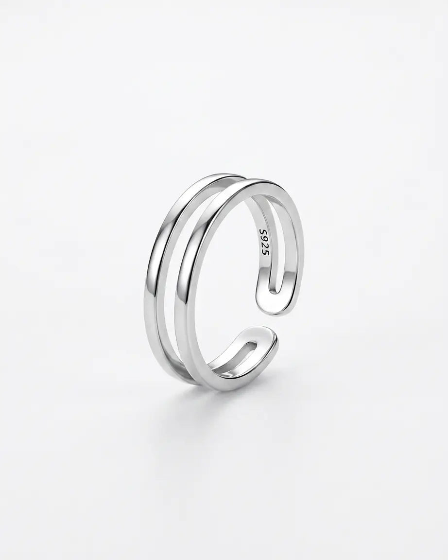 Erratic Bling Rings - Silver Ring by BLINGLANE