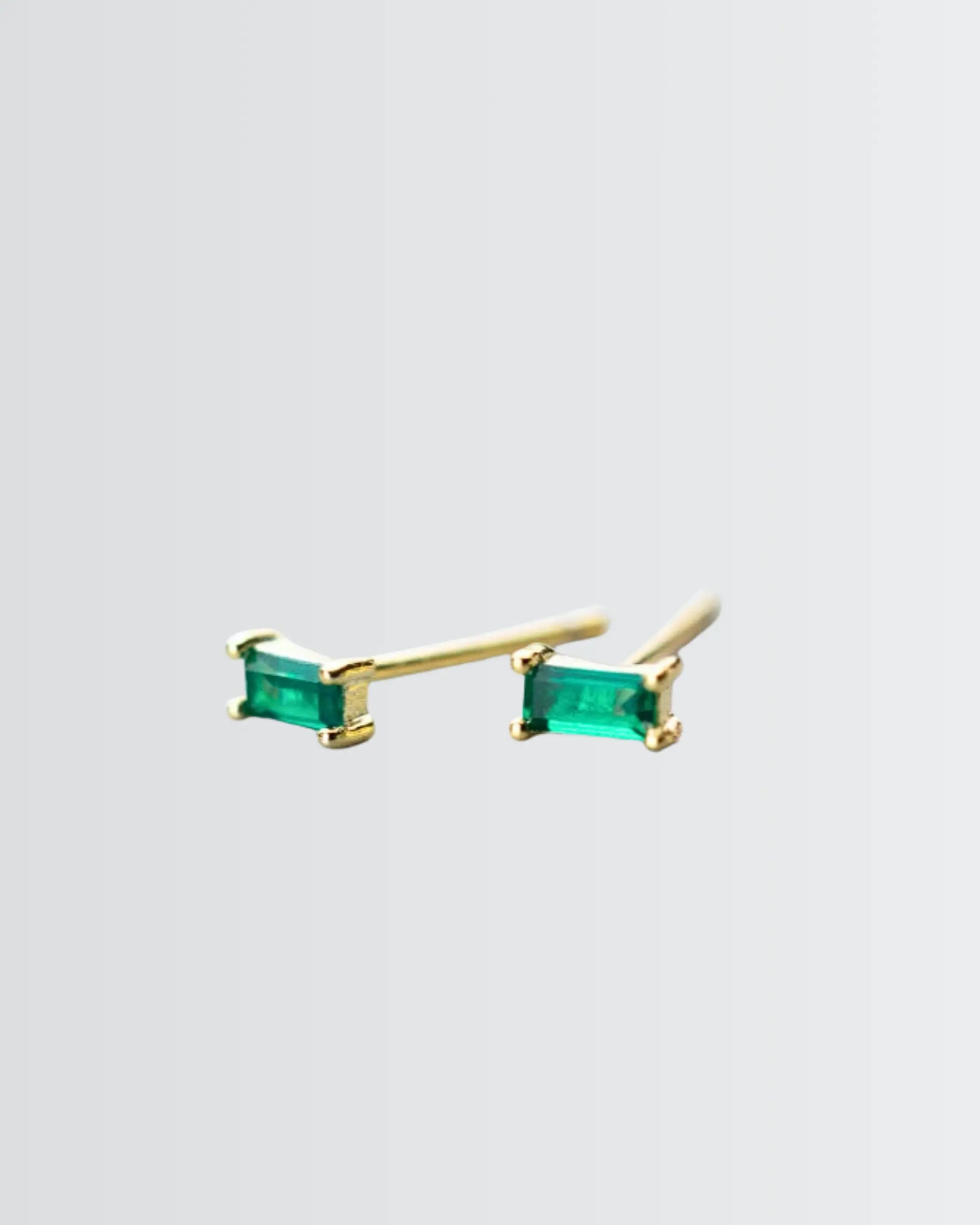 Framed Spark Studs - Silver Earrings by BLINGLANE