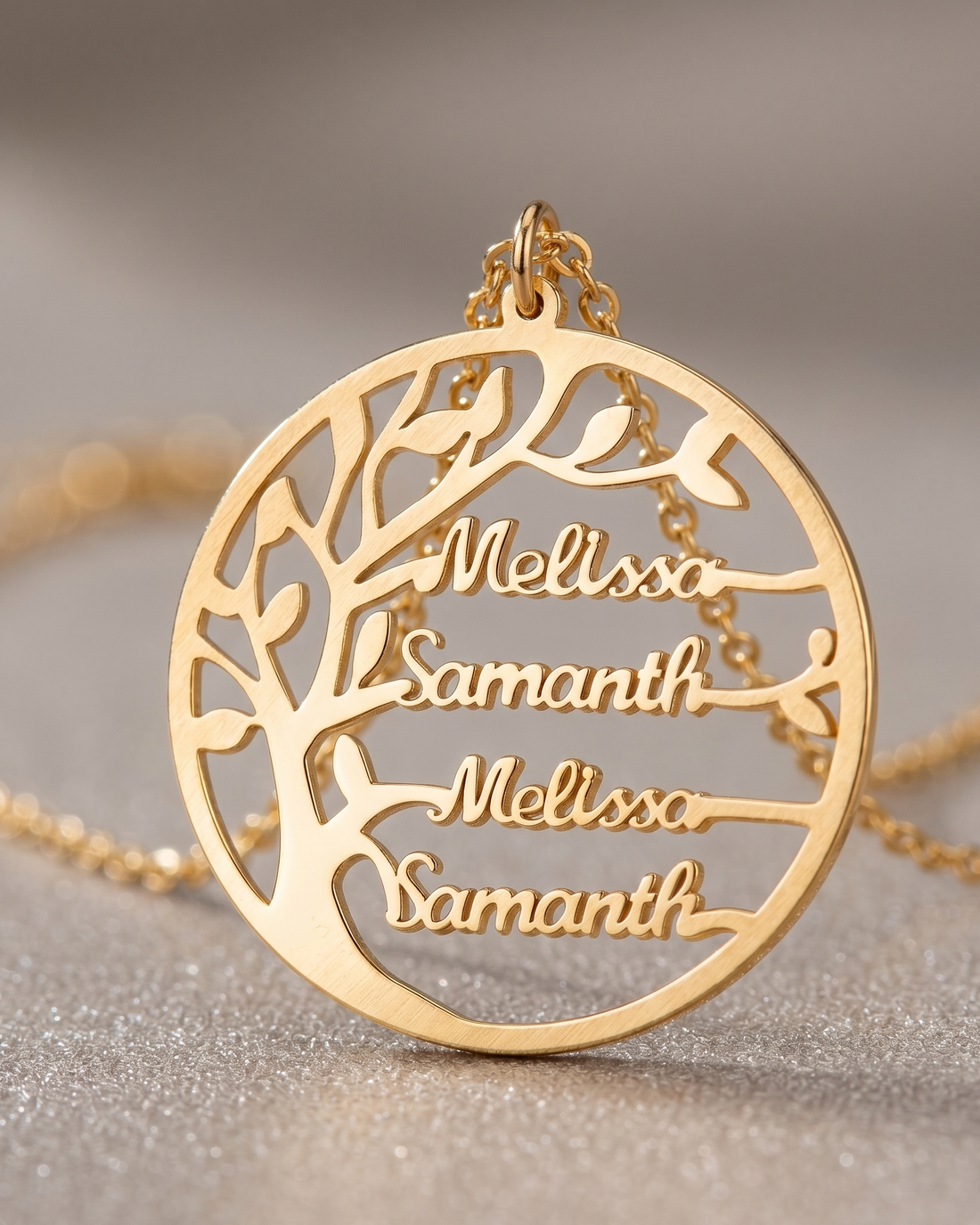 Personalize Your Tree of Life Necklace - jewellery by BLINGLANE