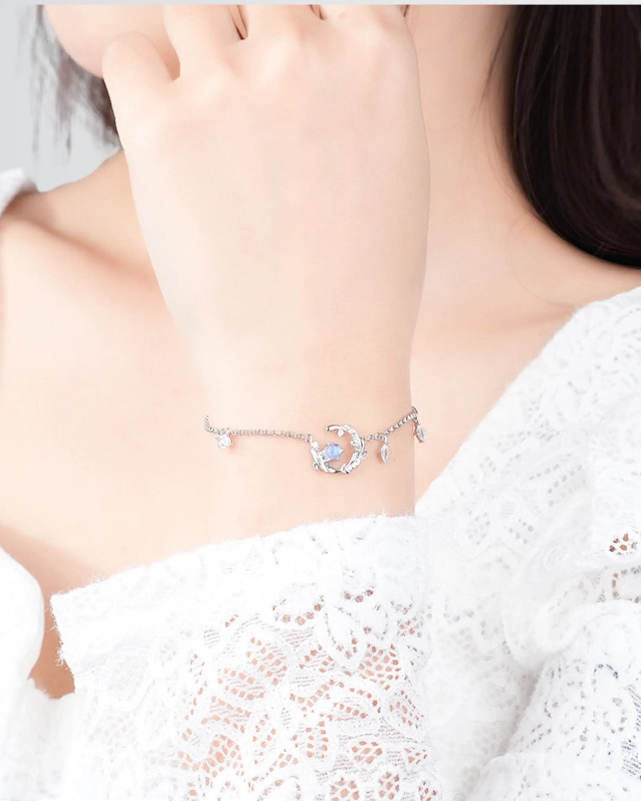 Grace In The Deep Bracelet - Silver Bracelet by BLINGLANE