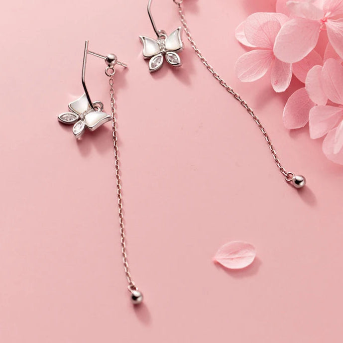 Butterfly Tassel Earrings