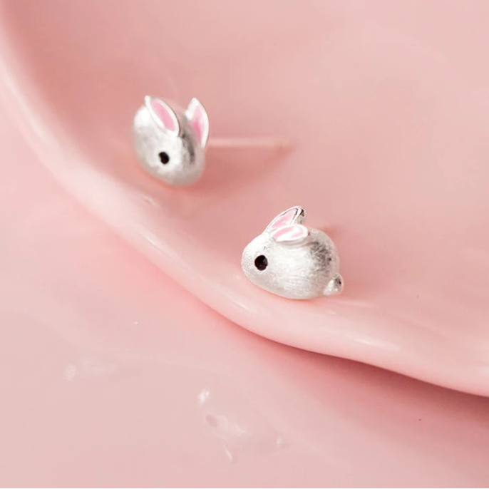 Fluffy Bunny Mini Studs