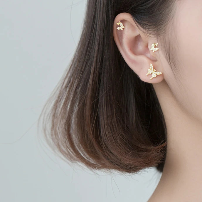 Lil Flutterfly Studs