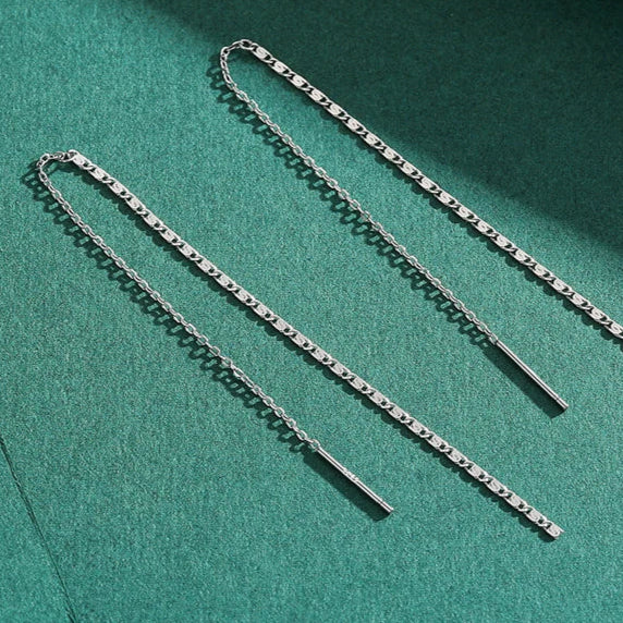 Elite Lines Of Light Threader Earrings