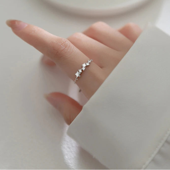 Shining Star Chain Ring