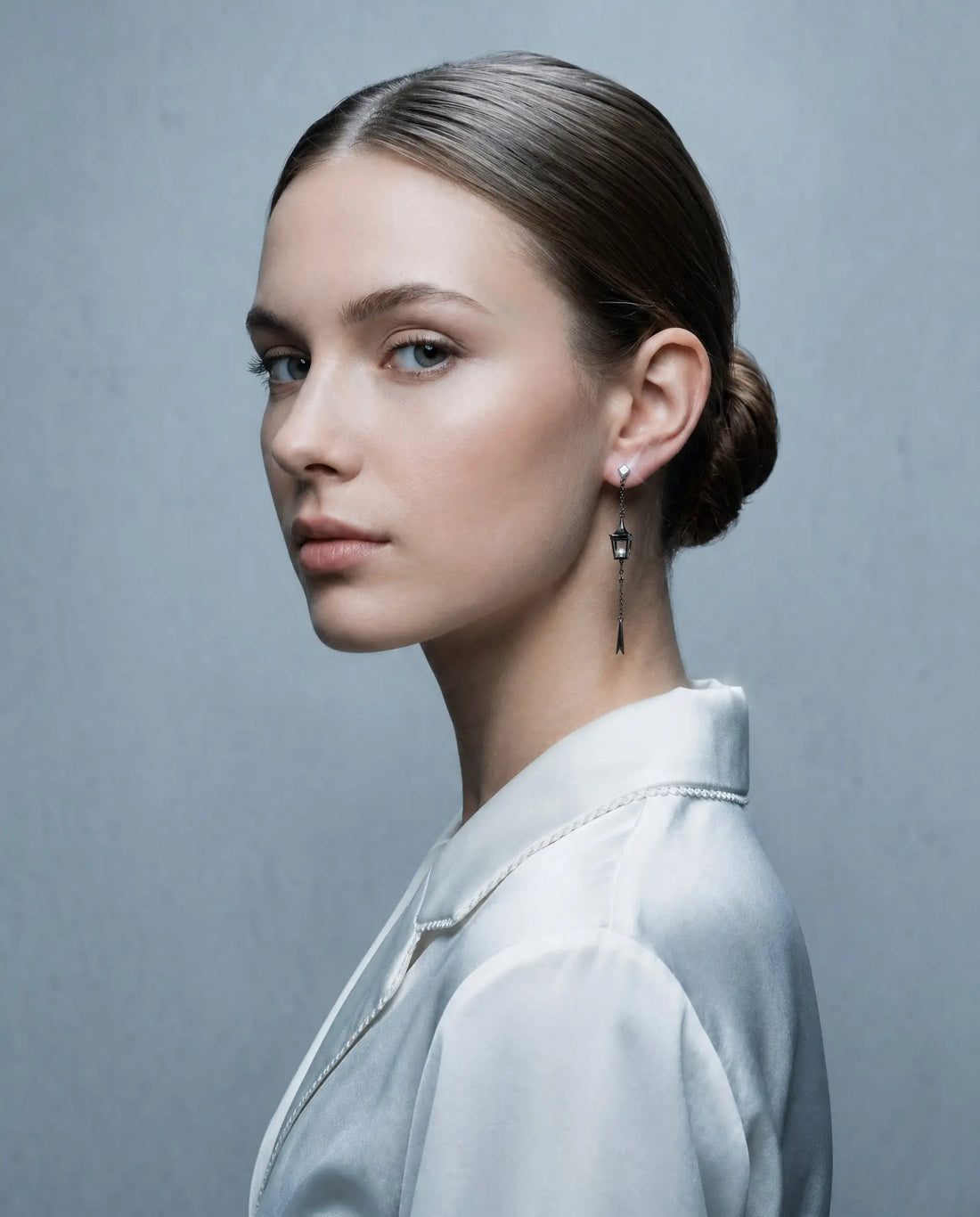 London Nights Drop Earrings - Silver Earrings by BLINGLANE