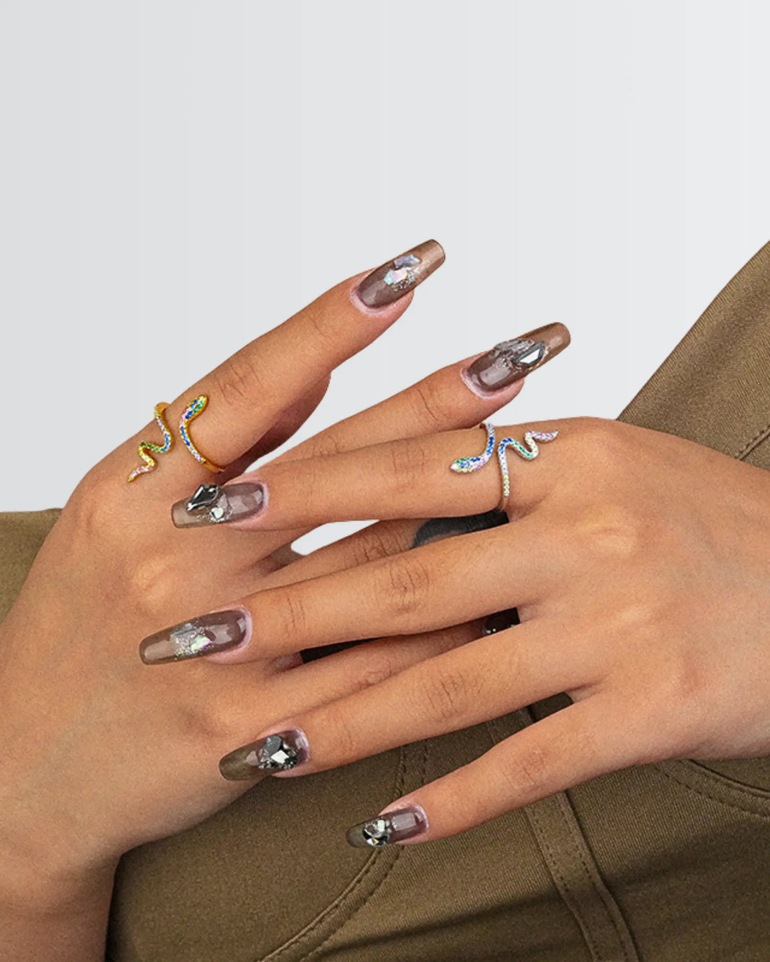 Mystic Serpent Ring - Silver Ring by BLINGLANE