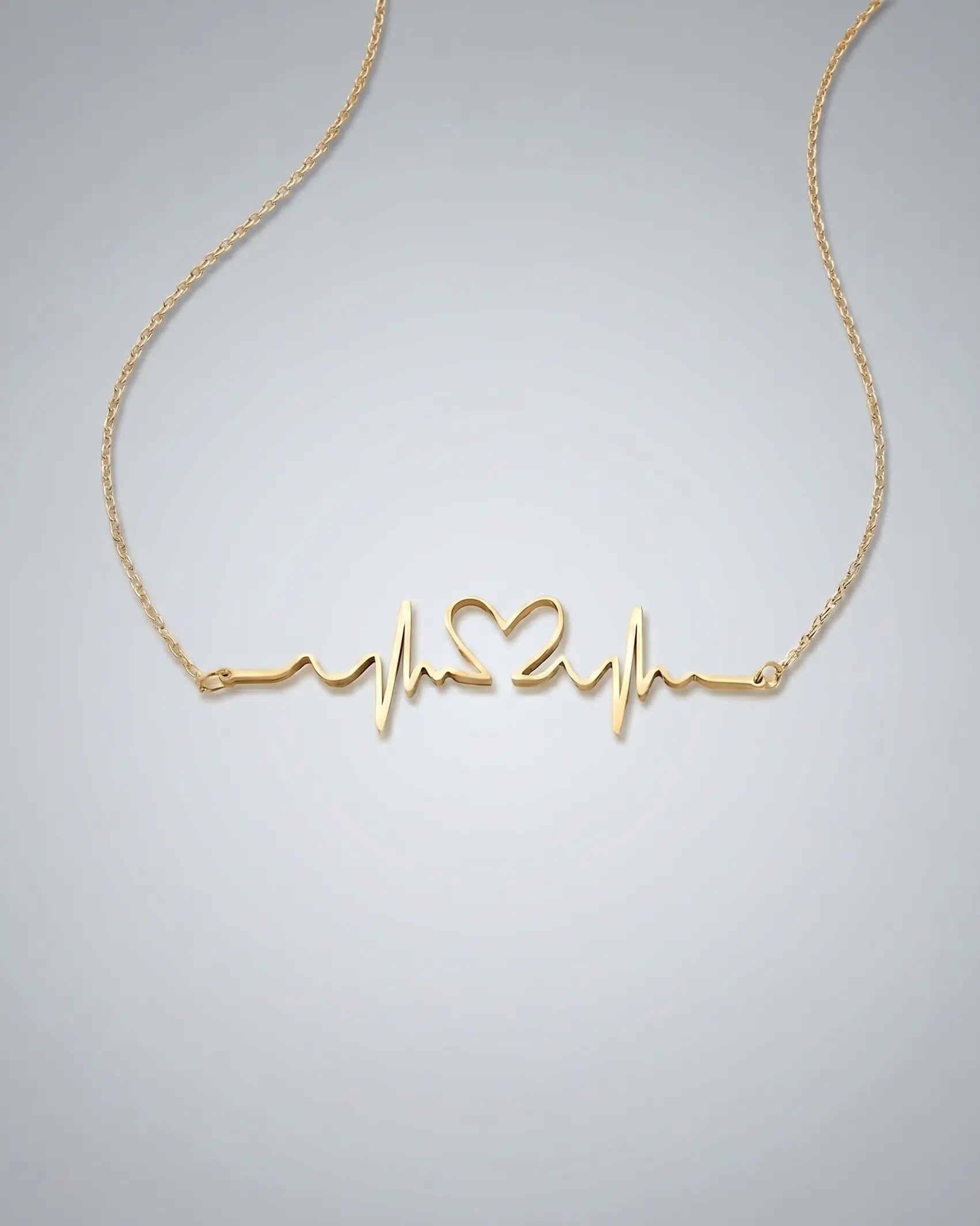 Personalize Your ECG Heart Lifeline Necklace - Fashion Necklace by BLINGLANE