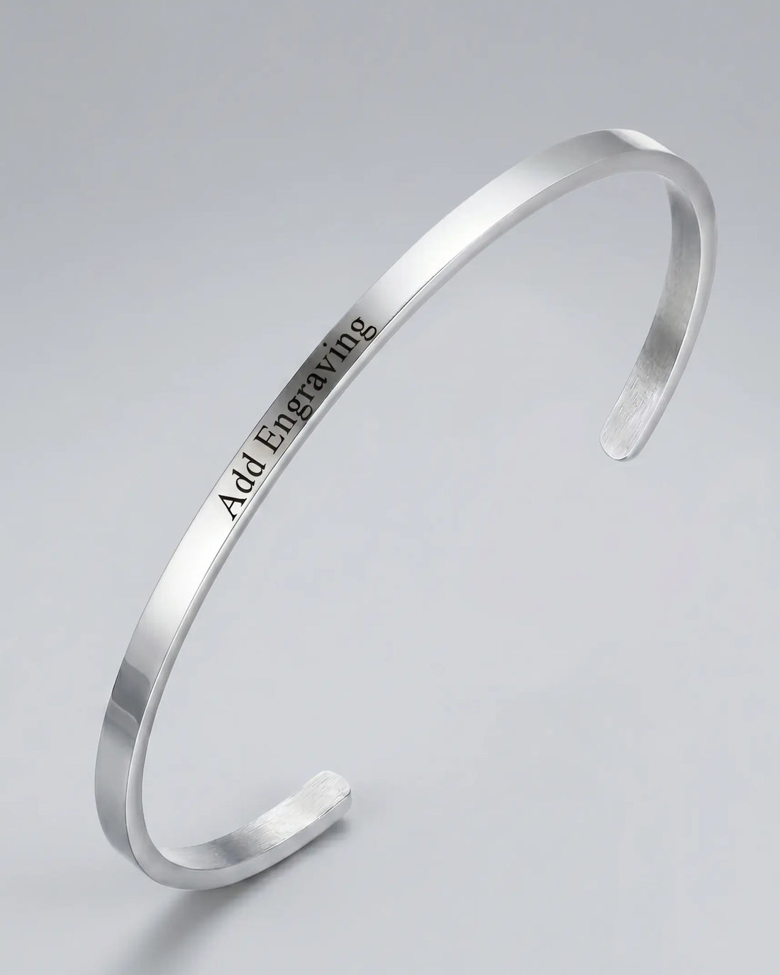 Personalize Your Name 3.5mm Cuff Bangle - Fashion Bangle by BLINGLANE