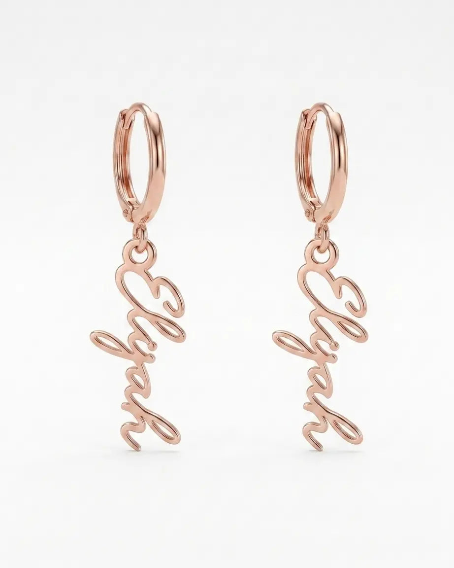 Personalize Your Name Earrings- Tailor - Fashion Earrings by BLINGLANE