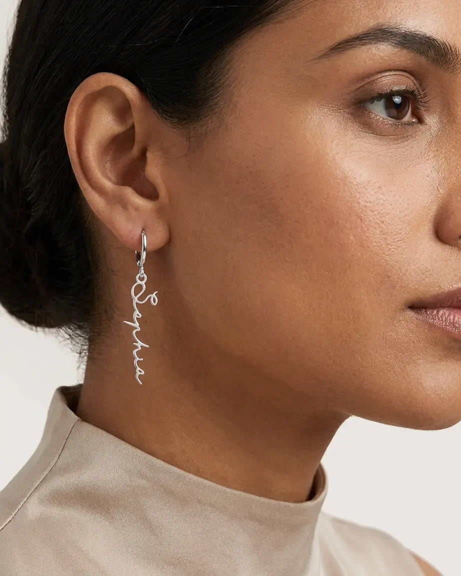 Personalize Your Name Earrings- Tailor - Fashion Earrings by BLINGLANE