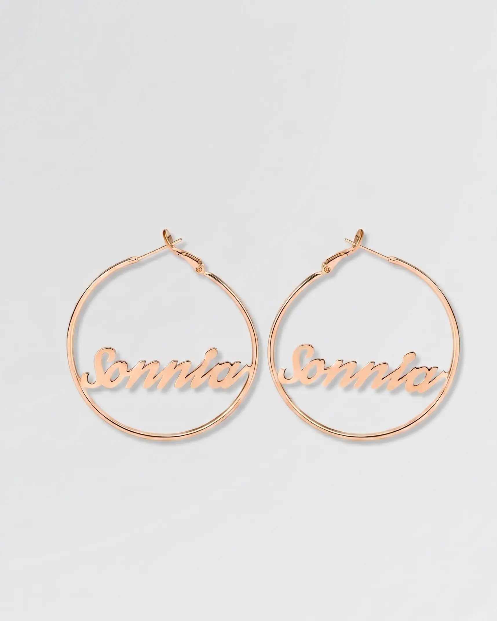 Personalize Your Name Hoop Earrings - Fashion Earrings by BLINGLANE