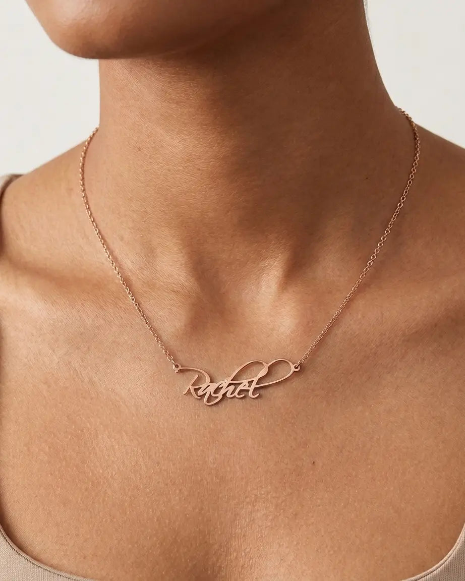 Personalize Your Name Necklace - Silver Necklace by BLINGLANE