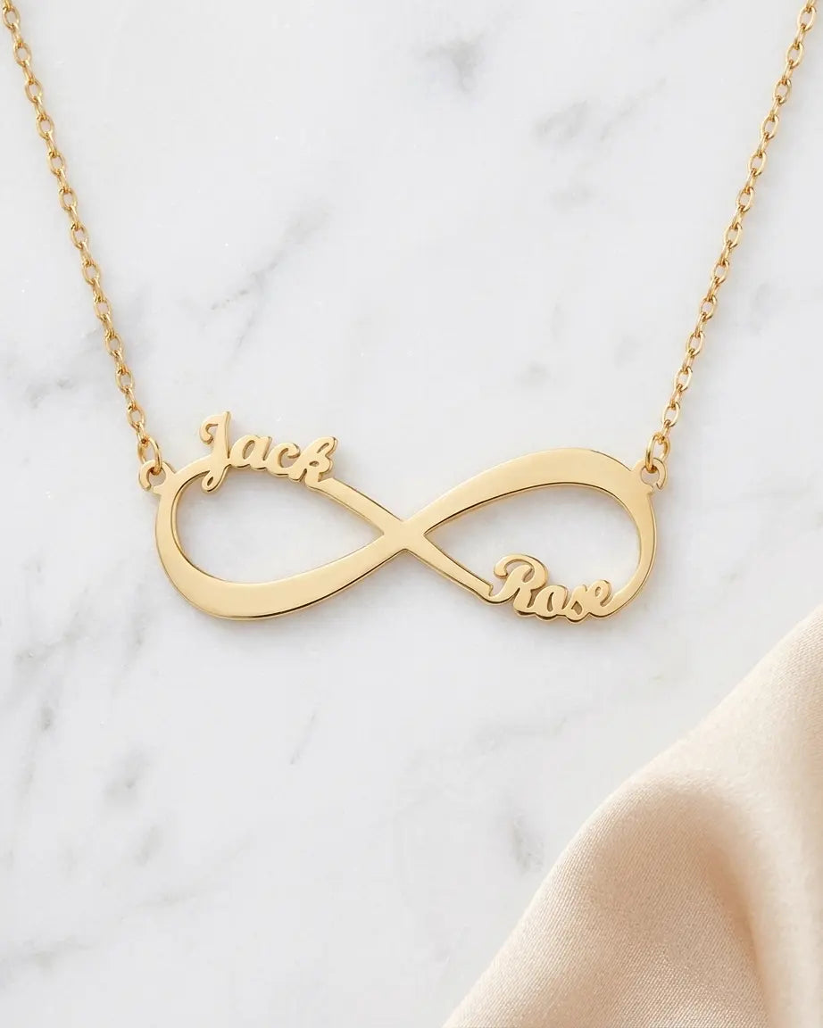 Personalize Your Names Infinity Necklace - Fashion Necklace by BLINGLANE