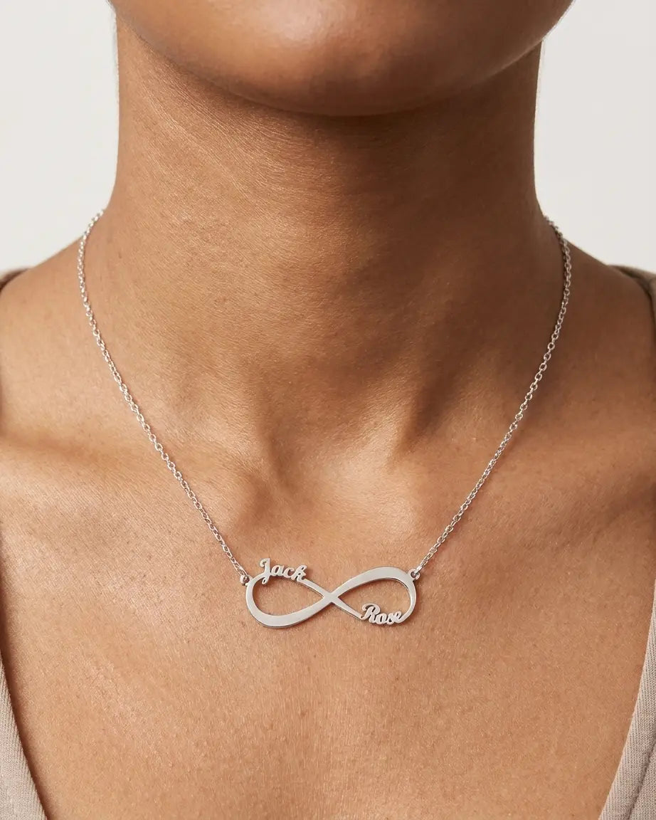 Personalize Your Names Infinity Necklace - Fashion Necklace by BLINGLANE