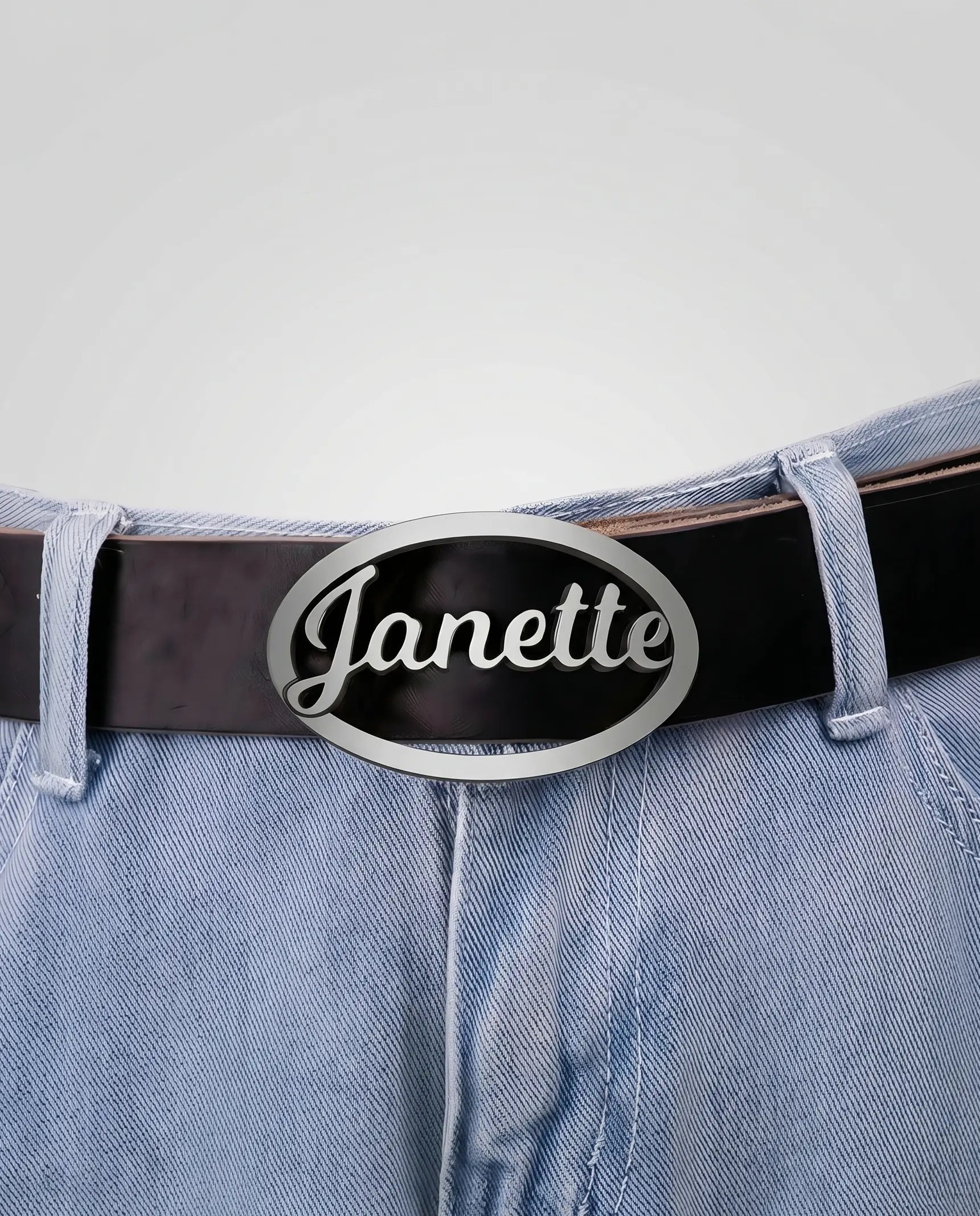 Personalize Your Oval Belt Buckle - Fashion Belt Buckle by BLINGLANE