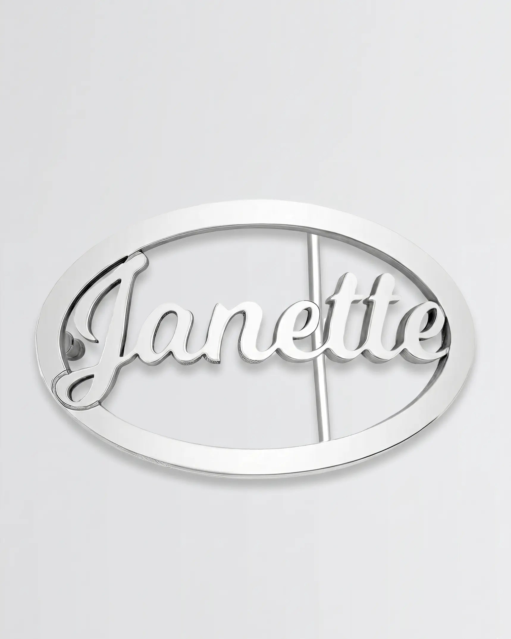 Personalize Your Oval Belt Buckle - Fashion Belt Buckle by BLINGLANE