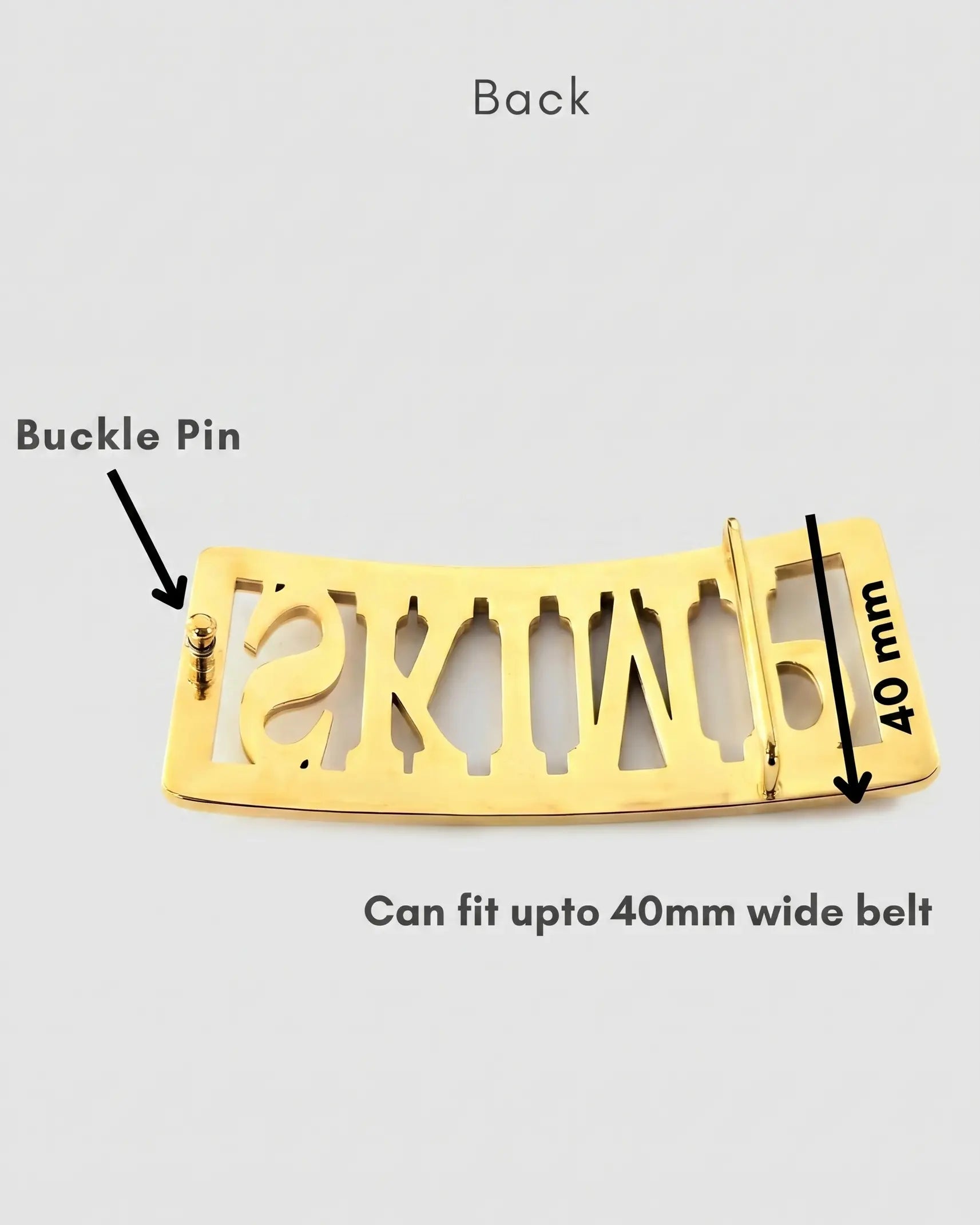 Personalize Your Rectangular Belt Buckle - Fashion Belt Buckle by BLINGLANE