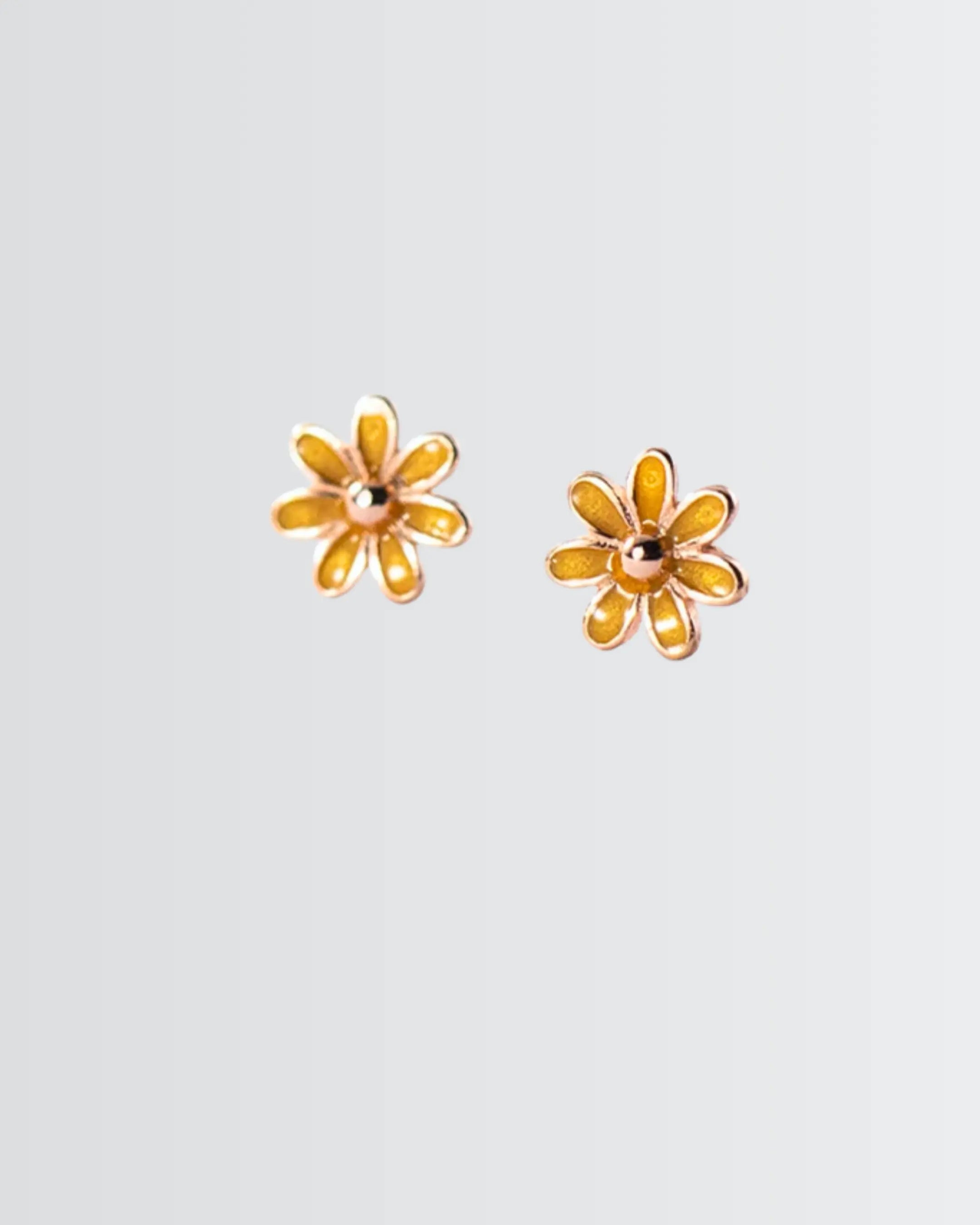 Petal Pop Studs - Silver Earrings by BLINGLANE